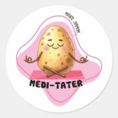 Medi-Tater, Aardappelpun | Ronde Sticker (Voorkant)