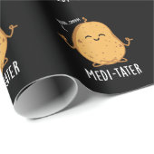 Medi-tater Grappige Mediterende Aardappel Pun Donk Cadeaupapier (Rol Hoek)
