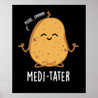 Medi-tater Grappige Mediterende Aardappel Pun Donk