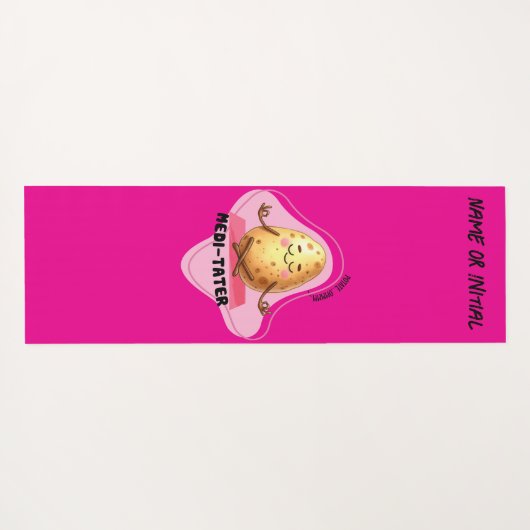 Medi-Tater, Potato Pun | Yogamat (Achterkant (horizontaal))