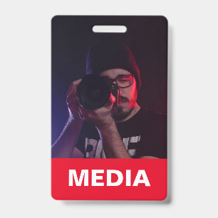 Media All Access Pass-foto-ID Badge