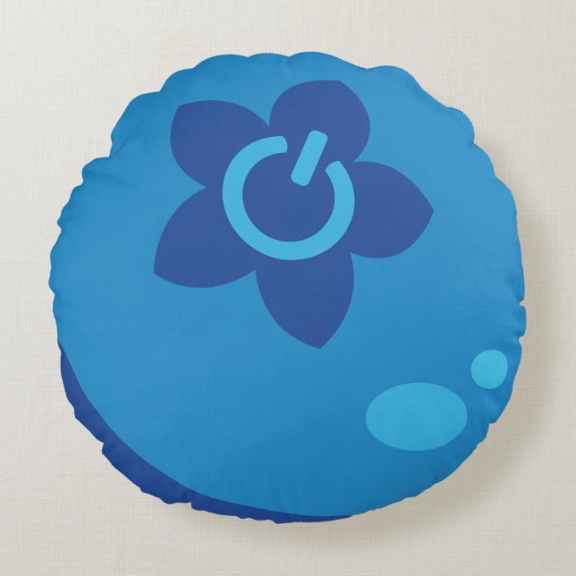 Media Berry Round Sierkussen Rond Kussen (Voorkant)