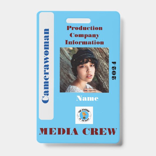 Media Crew-badge Badge (Voorkant)