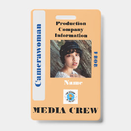 Media Crew-badge Badge