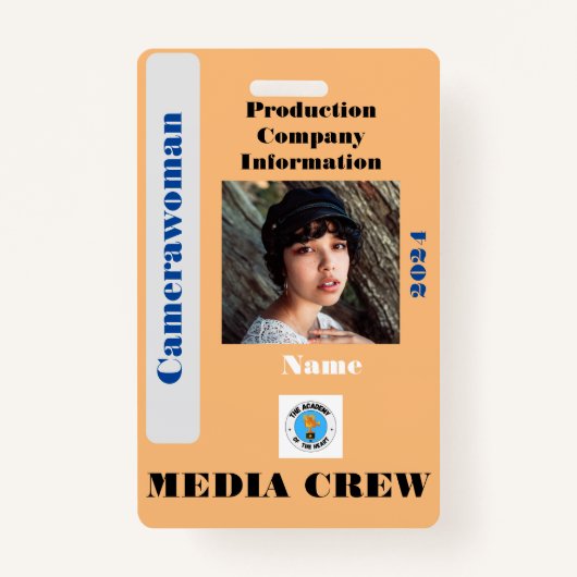 Media Crew-badge Badge (Voorkant)