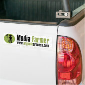 Media Farmer-Bumpersticker Bumpersticker (Op Truck)