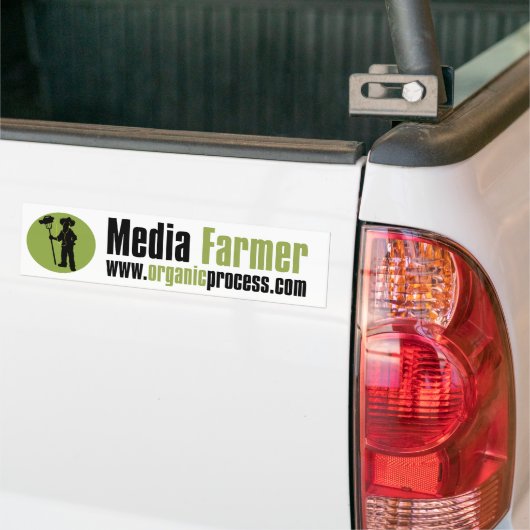Media Farmer-Bumpersticker Bumpersticker (Op Truck)
