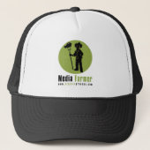 Media Farmer Trucker Hat Trucker Pet (Voorkant)
