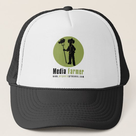Media Farmer Trucker Hat Trucker Pet (Voorkant)