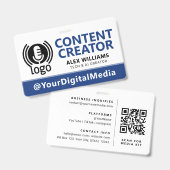 Media-ID-pas Logotag Navy-beveiliging Badge (Voor- en achterkant)