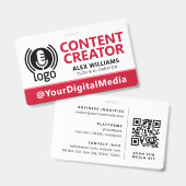 Media-ID-pas Logotag Rood Beveiliging Badge (Voor- en achterkant)