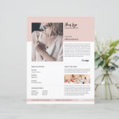 Media Kit-sjabloon | Influencer-perskit (Staand voorkant)