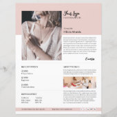 Media Kit-sjabloon | Influencer-perskit (Voorkant)