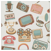 Media Patroonstructuur Retro Stof (Close Up)