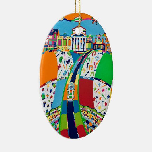 Media Pennsylvania kerstversiering Keramisch Ornament (Rechts)