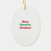 Media Pennsylvania kerstversiering Keramisch Ornament (Achterkant)