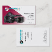 "Media Production" Consultant, filmeditor, video Visitekaartje (Voorkant / Achterkant)