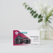 "Media Production" Consultant, filmeditor, video Visitekaartje (Staand voorkant)