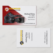 "Media Production" Consultant, filmeditor, video Visitekaartje (Voorkant / Achterkant)