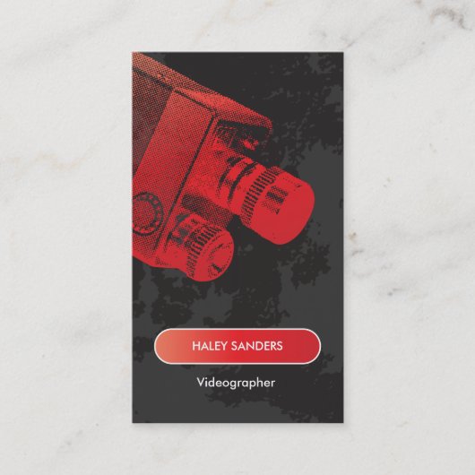 Media Professional-filmmaker Visitekaartje (Voorkant)