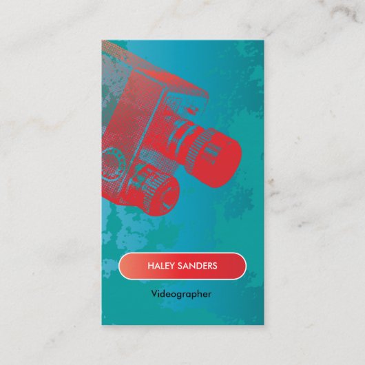 Media Professional-filmmaker Visitekaartje (Voorkant)