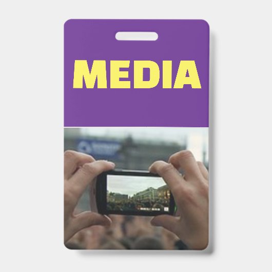 Mediabadge Badge (Voorzijde)