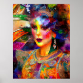 Mediacollage voor vrouwen gemengd poster (Voorkant)