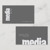 Mediagroep - visitekaartjes (Voorkant / Achterkant)