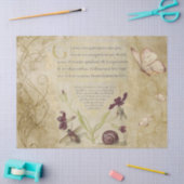 Mediane Calligrafie met Natuur Tissuepapier (Craft)