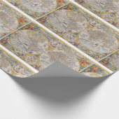 Mediane Wereldkaart vanaf 1525 Cadeaupapier (Hoek)