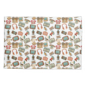 Mediapatroonpatroonkussen voor retro kussensloop (Achterkant)