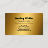 Mediator Golden Visitekaartje (Achterkant)