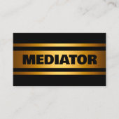 Mediator Golden Visitekaartje (Voorkant)