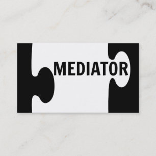 Mediator Puzzel Stuk Visitekaartje