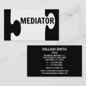 Mediator Puzzel Stuk Visitekaartje (Voorkant / Achterkant)