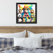 Mediatype: Premium omwikkelde canvas Afdruk (Insitu (Slaapkamer))