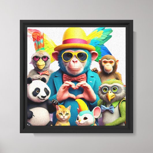 Mediatype: Premium omwikkelde canvas Afdruk (Voorkant)