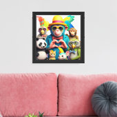 Mediatype: Premium omwikkelde canvas Afdruk (Insitu (Woonkamer))