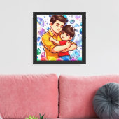 Mediatype: Premium omwikkelde canvas Afdruk (Insitu (Woonkamer))