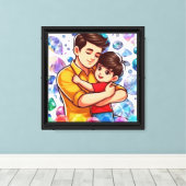 Mediatype: Premium omwikkelde canvas Afdruk (Insitu (Houten vloer))