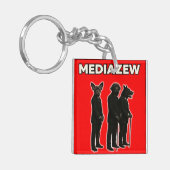 Mediazew Acryl Sleutelhanger (Voorkant Links)