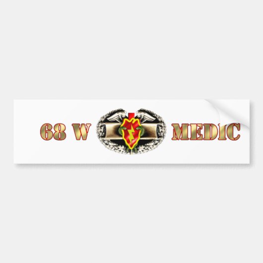 MEDIC 25E ID BUMPERSTICKER (Voorkant)