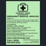 Medic Bag Design, EMT, Paramedic Adverteren Flyer<br><div class="desc">Medic Bag design,  EMT,  Paramedic Adverteren brochures door de Visitekaartje winkel.</div>