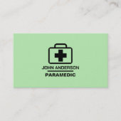 Medic Bag Design, EMT, Paramedic Adverteren Visitekaartje (Voorkant)
