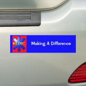 MEDIC, die een verschil maakt Bumpersticker (Op auto)