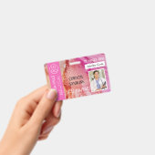 Medica Foto ID  Roze Blends Ink Mix Badge (Handheld)