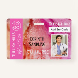 Medica Foto ID Roze Blends Ink Mix Badge