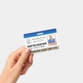Medica Photo ID Surfs Up Badge (Handheld)