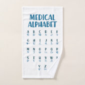 Medical Alphabet Handdoek (Handdoek)