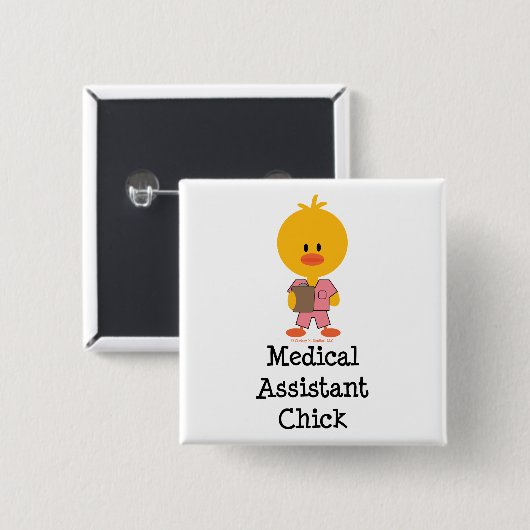 Medical Assistant Chick Button (Voorkant /achterkant)